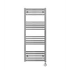 Kép 1/3 - Hunor 500 x 1200 elektromos törölközőszárító radiátor, egyenes, króm, digital, 700W