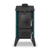 Kép 12/17 - Hunor 806 Iglo  kandalló kék 10,6 kW