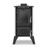 Kép 10/15 - Hunor 806 Iglo  kandalló fehér 10,6 kW