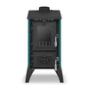 Kép 4/17 - Hunor 806 Iglo  kandalló kék 10,6 kW