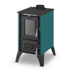 Kép 5/17 - Hunor 806 Iglo  kandalló kék 10,6 kW