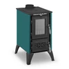 Kép 7/17 - Hunor 806 Iglo  kandalló kék 10,6 kW