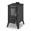 Kép 5/17 - Hunor 806 Iglo  kandalló szürke 10,6 kW