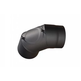 Füstcső könyök tisztító nyílással 150mm (1,5mm)