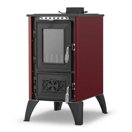 Hunor 806 Iglo fireplace burgundy 10 kW